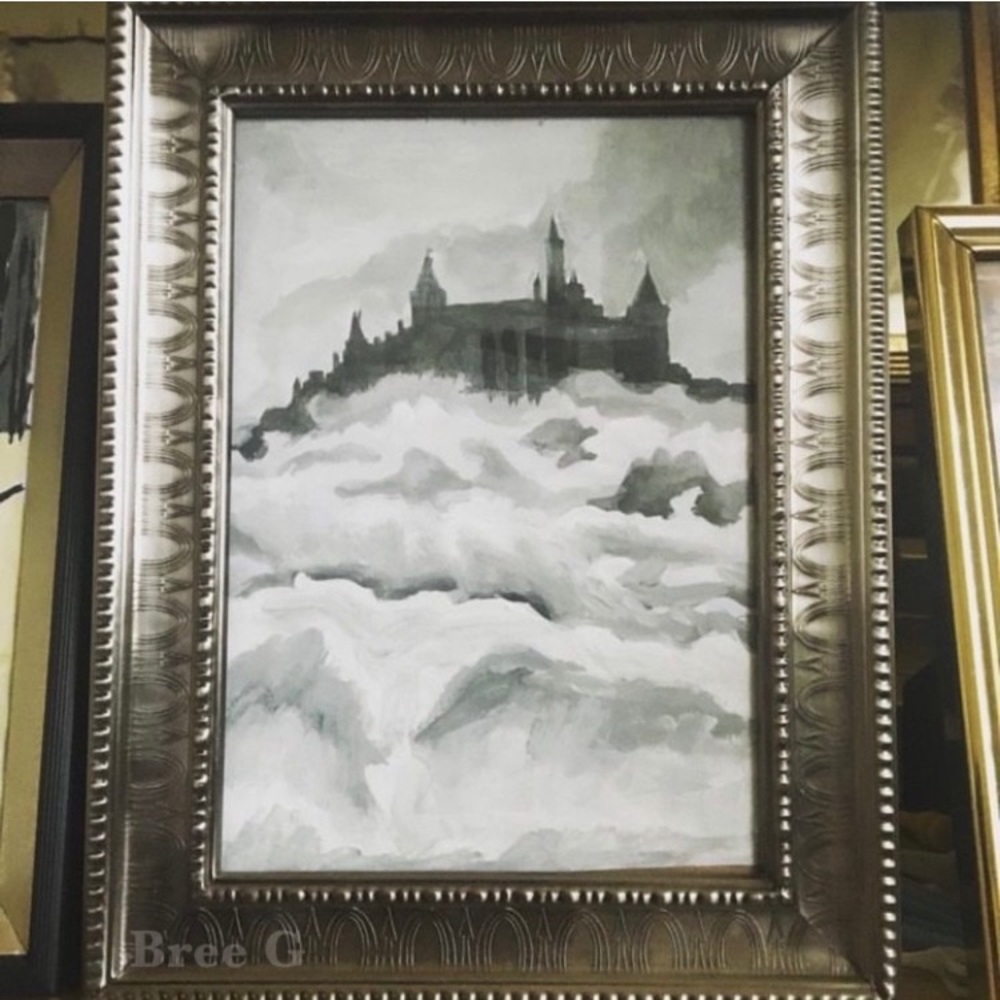 NEW ORIGINAL "CASTLE" ART PRINT